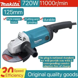 Makita M9508B Large Size Angle Grinder 125MM Cutting  Angle Polishin Power-Driven Hand Grinding Electric  Pure Copper High P