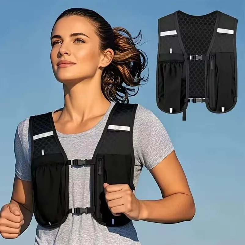 Hydration Vest - سترة رياضية للجري للنساء والرجال، حزام