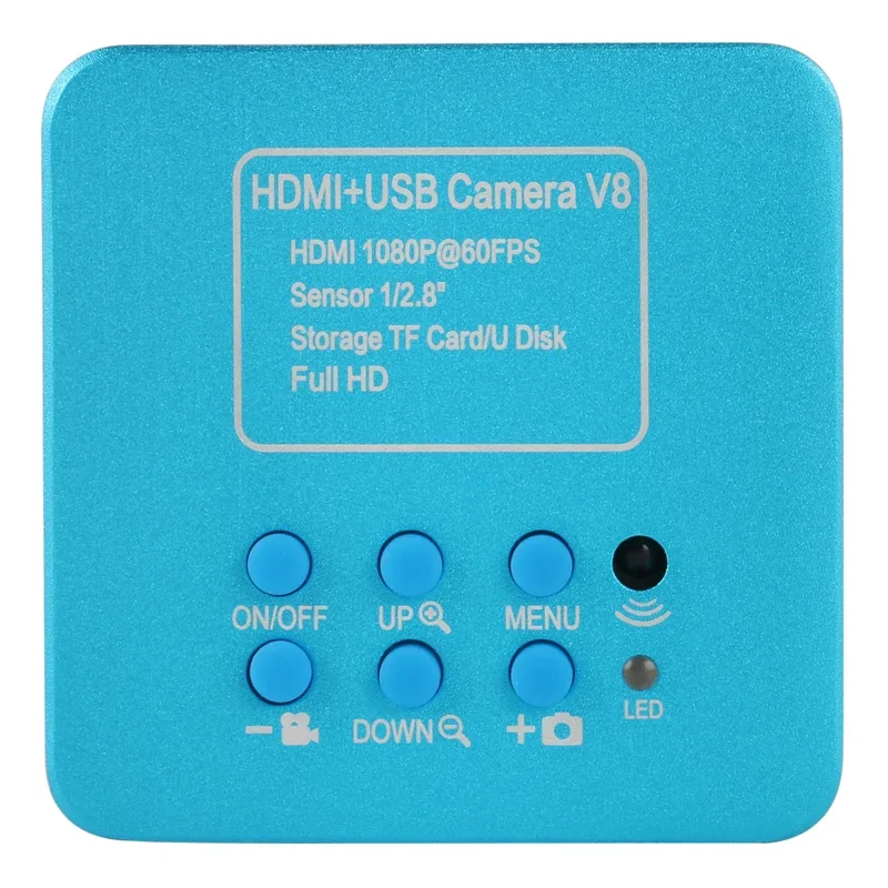 1080P HDMI USB SONY IMX307 Video microscopio digitale elettronico industriale fotocamera TF card storage per la riparazione del telefono di