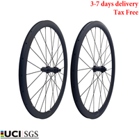 CSC Gravel Bike Carbon Wheels 700C Cyclocross T800 Road Disc Brake Center Lock hub Ceramic bearing 60mm deep Carbon Wheelset