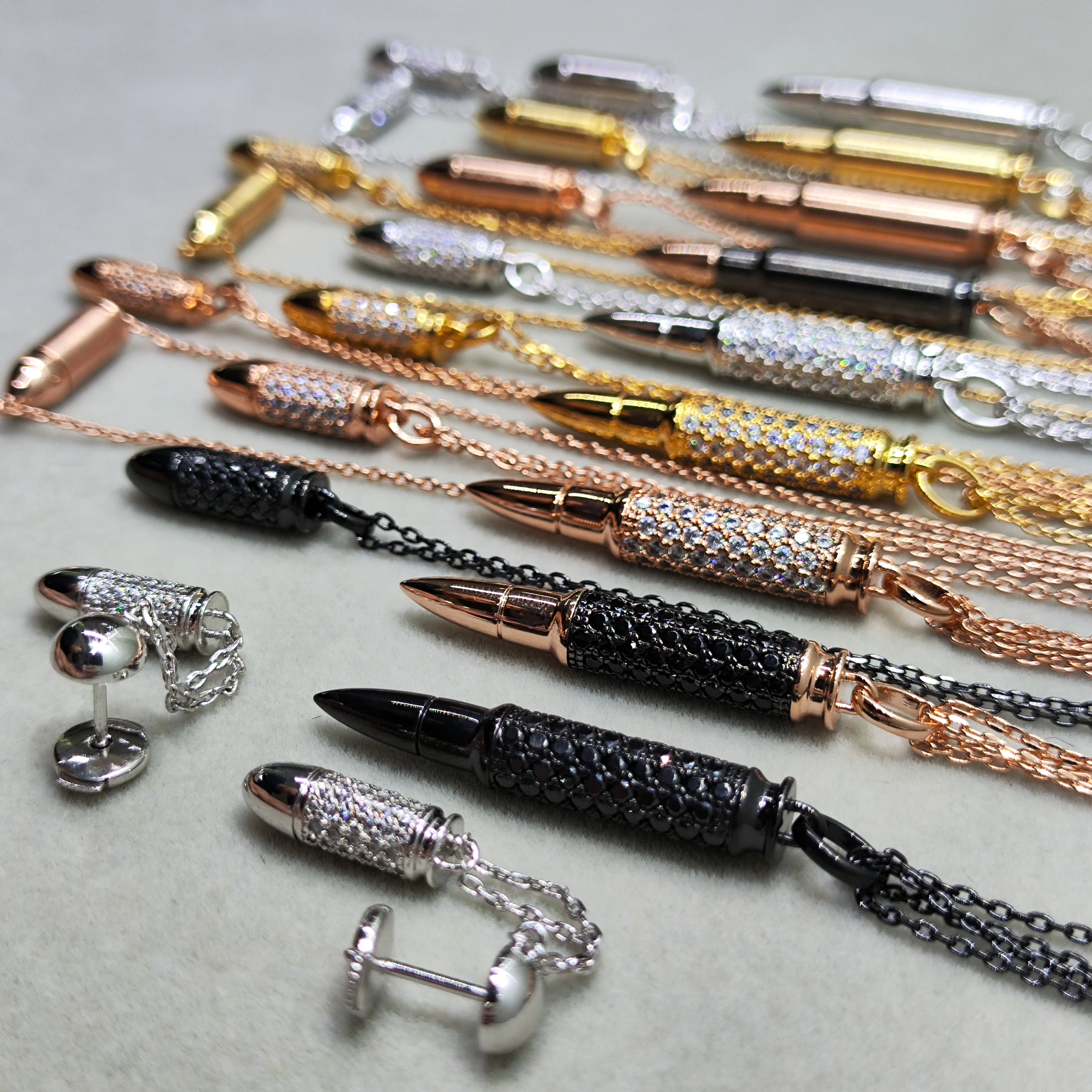 Bijoux de luxe français en argent 925, collier, Bracelet, boucles d'oreilles, cadeaux de vacances pour hommes et femmes, livraison gratuite