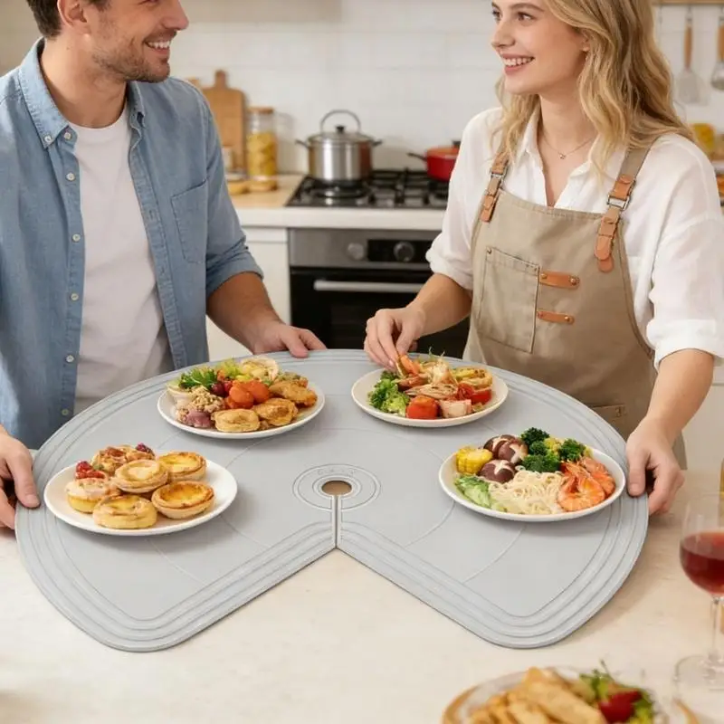 Heat Proof Flexible Backing For Seasoning planner Or Corner Unit Prevents Spills And Marks X3UC