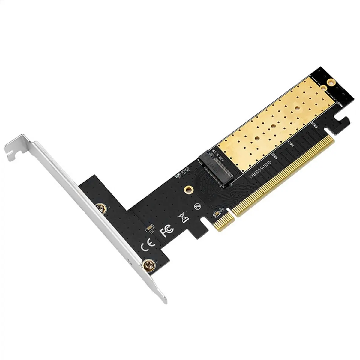 #(Upgraded)M.2 Hard Disk Expansion Card PCIe 3.0x16 to Nvme Adapter Card High-Speed M2 Solid-State Hard Disk Adapter Card SSD