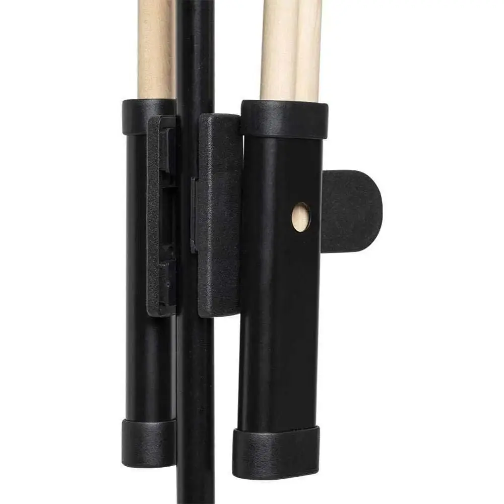 Strong Spring Drumsticks Holder Anti-slip Rubber Pad Drumstick Container Black Angle Adjustable Drumstick Bag Percussion Parts