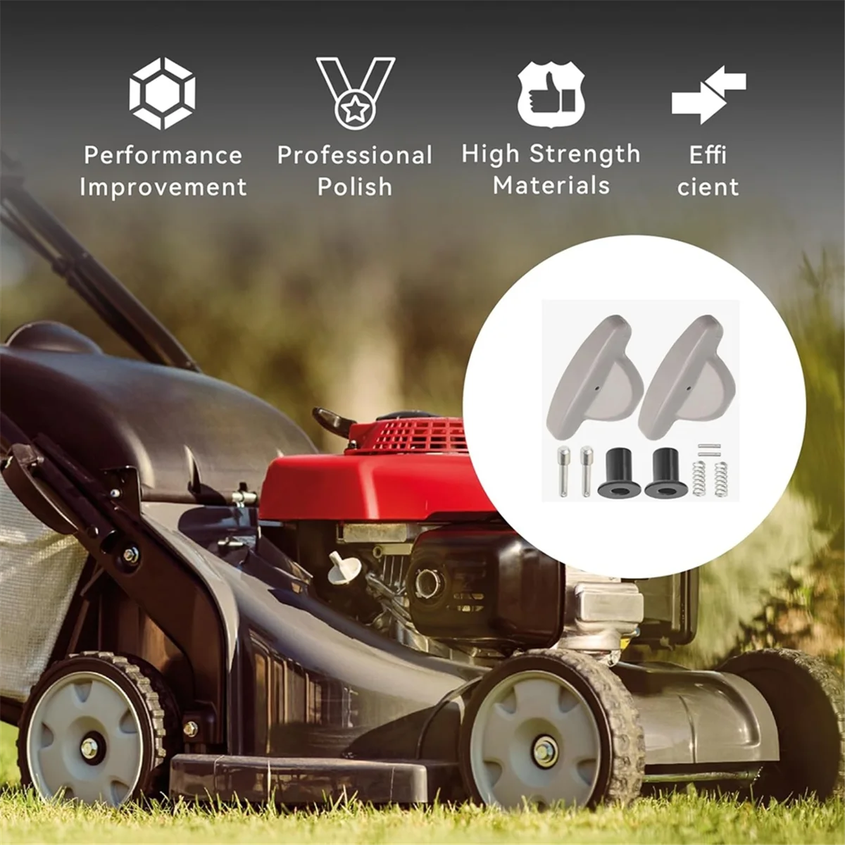 A002 2 pacotes 06530-VL0-315ZA kit de ajuste de alça para cortador autopropulsado de 21 polegadas e 22 polegadas, adequado para modelo HRX2175VKA HRR2168VKA