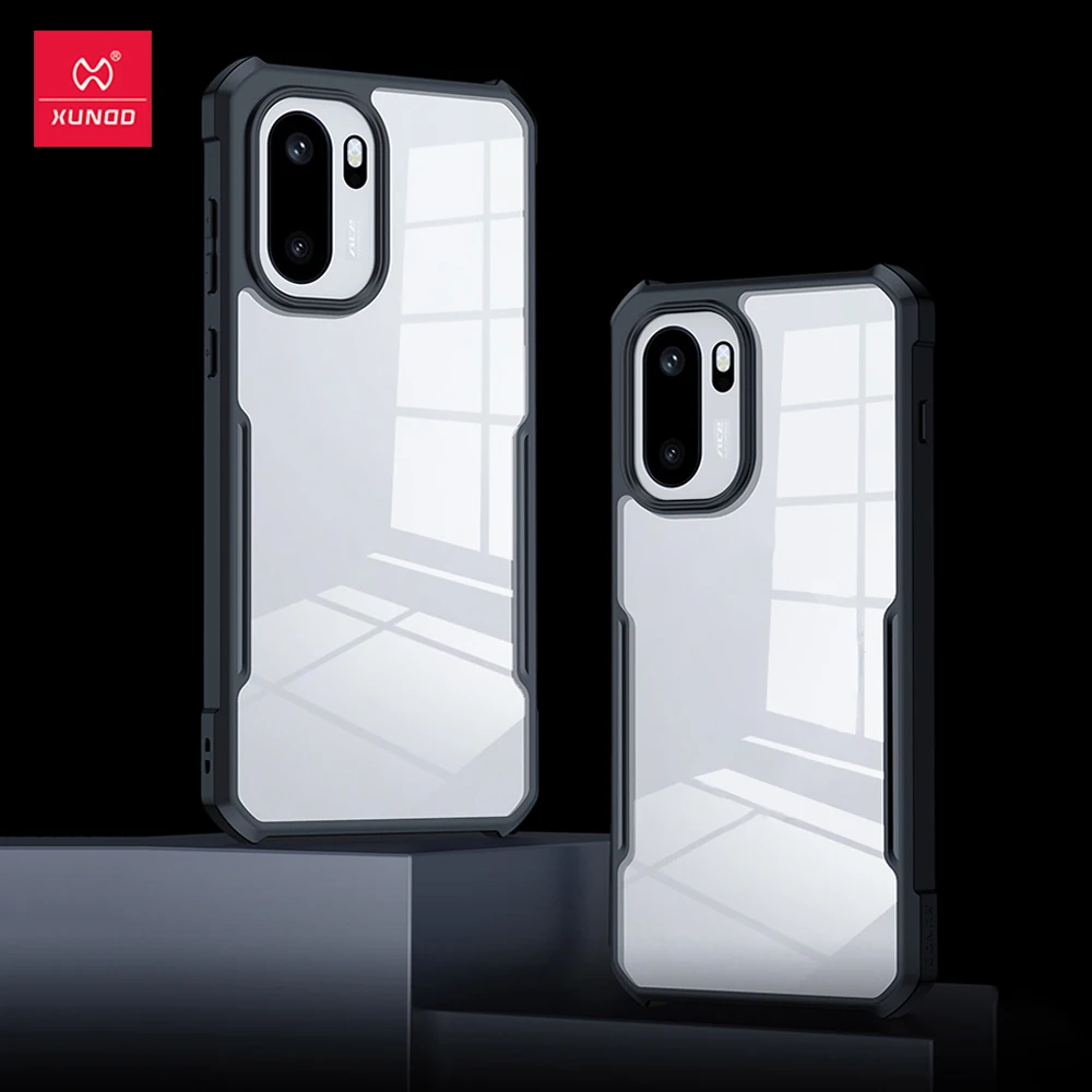 

Xundd for OnePlus 15R ACE 6 ACE 6T Case,Airbag Shockproof Back Transparent Phone Cover with Camera Protection,Acrylic+TPU Hybrid