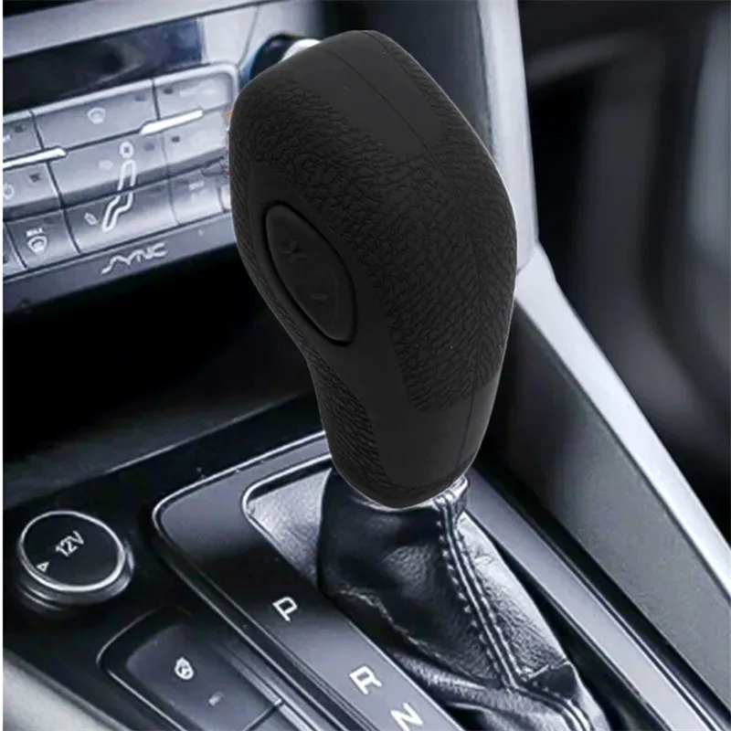 For Ford Left-Hand Drive Gear Shift Lever Protective Cover 2012-2021 Tourneo Custom 2013-2018 Transit Car Silicone Automatic Gear Shift Lever Protective Cover