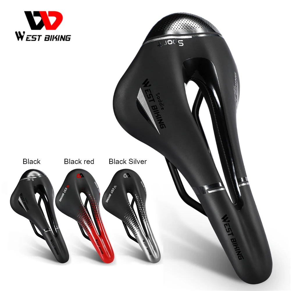 Bike Saddle Gel MTB Mountain Road Cycling Seat For Men Women PU Leather Silicone Comfortable Soft Shockproof Bicycle Cushion