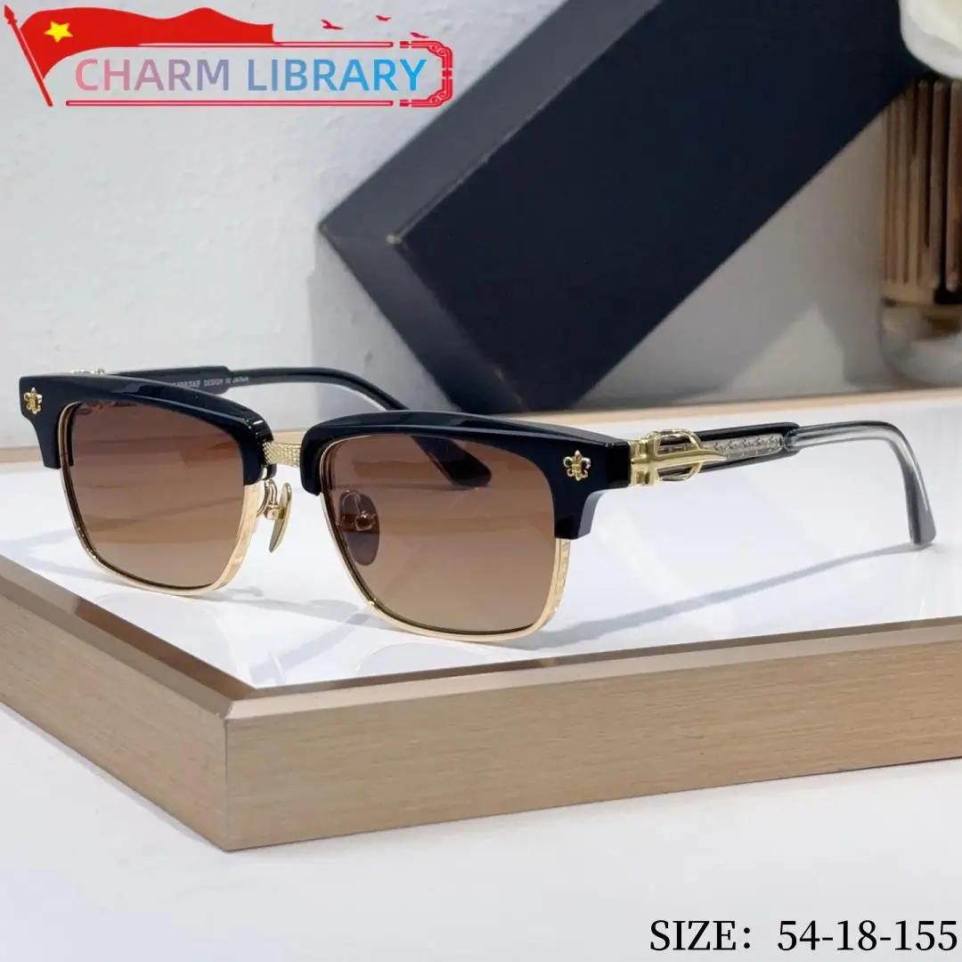 New World Men's Popular Acetate Square Frame Designer Women's Luxury Brand Personalized Fashiona Outdoor Travel Sunglasses UV400