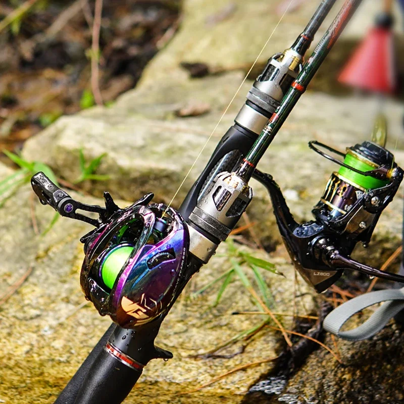 Histar Fuji Reel Seat Assassins DKK SIC Guide Light Action Rod Combo High Carbon Fishing Pole & Baitcast/Spin Wheel Set