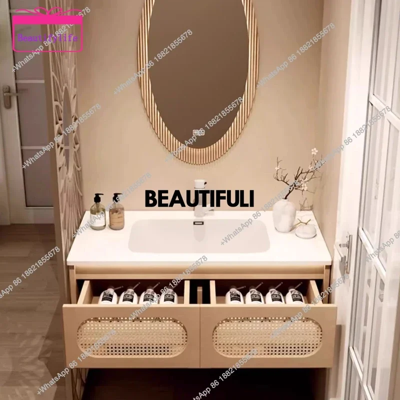 YL Modern Orgnizer Drawers Bathroom Cabinets Wall Mounted Makeup Ceramic Vanity Toilet Cabinet Space Saver Mobile Bagno Furnit