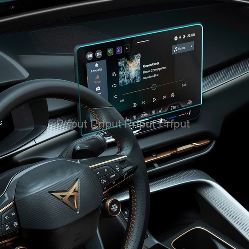 Imagen 2 del producto Protector de pantalla de TPU para Cupra Formentor Facelift/Cupra Leon MK4 2025 2026 coche 12,9 pulgadas pantalla protectora de navegación GPS
