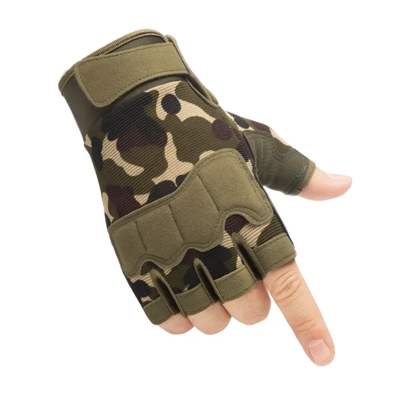 Outdoor Tactical Gloves for Men Women, Anti-slip Fingerless Gloves Outdoor Gloves for Shooting, Hunting, Motorcycling, Climbing