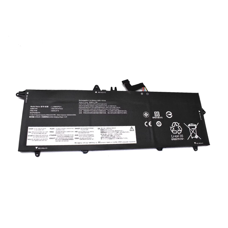 4830mAh Laptop Battery L18L3PD1 L18M3PD1 L18C3PD1 For Lenovo Thinkpad T490s T495s L18m3pd2 L18c3pd2 Series Notebook Battery