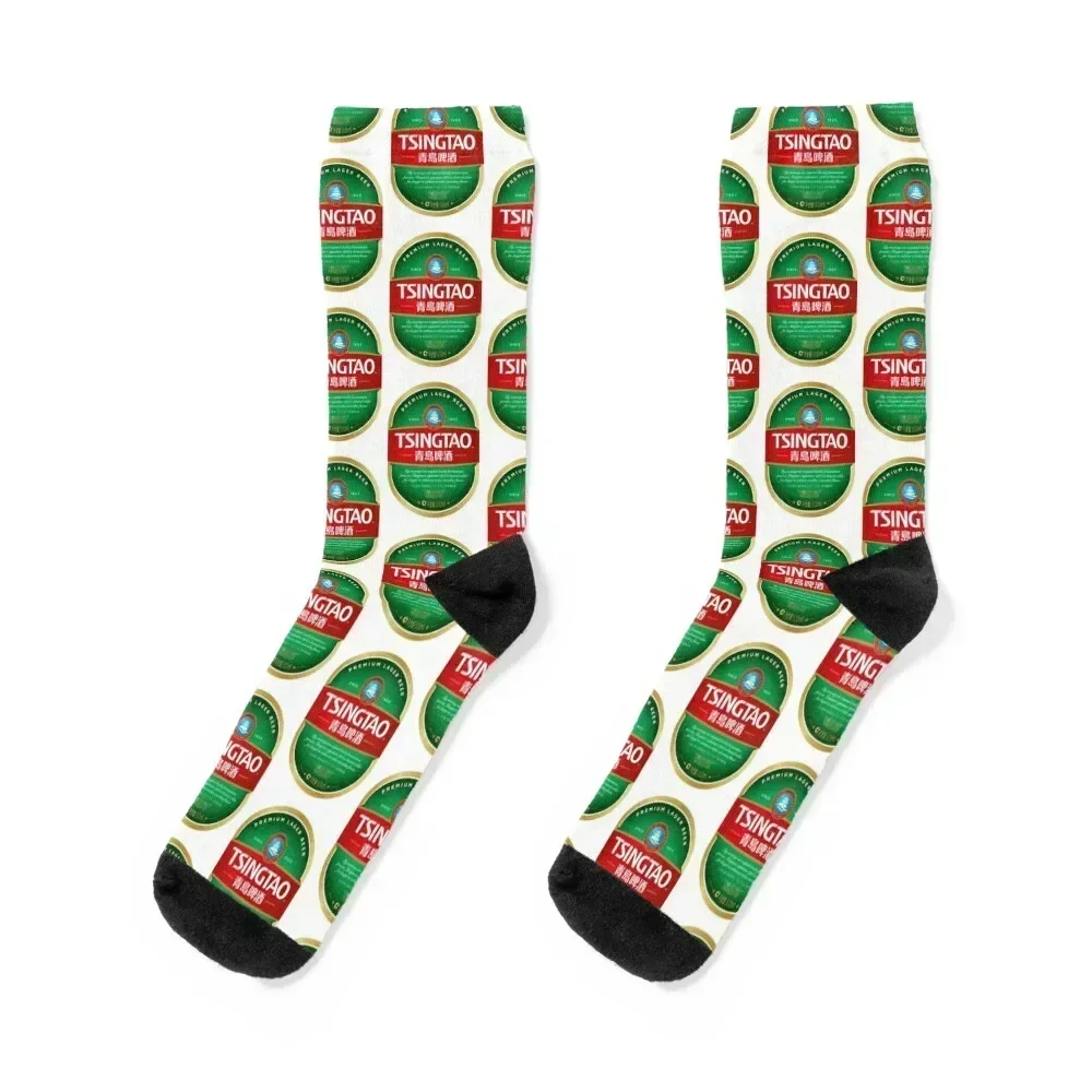 

Tsingtao logo Socks Thermal man winter anti-slip golf gift Socks Ladies Men's