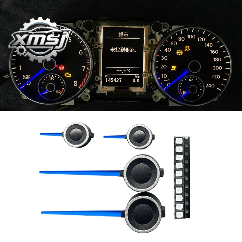 

Para Volkswagen VW Golf GTI Scirocco Passat Sagitar Magotan CC Touan tablero de instrumentos velocímetro puntero de aguja