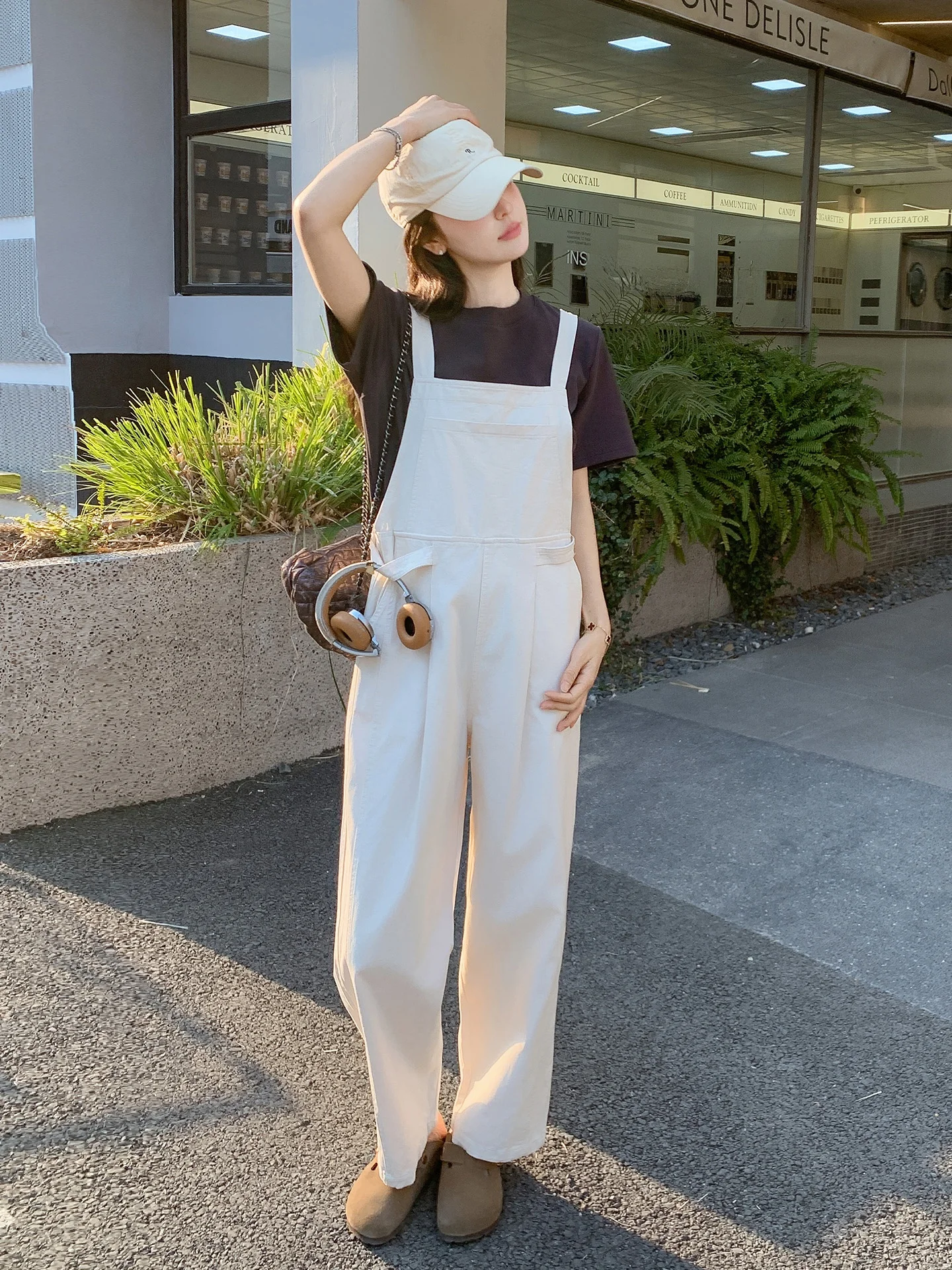 

Белый комбинезон-футболка, женский летний новый корейский комплект Sle Agel, прямые брюки, комплект из двух предметов, модная одежда для колледжа