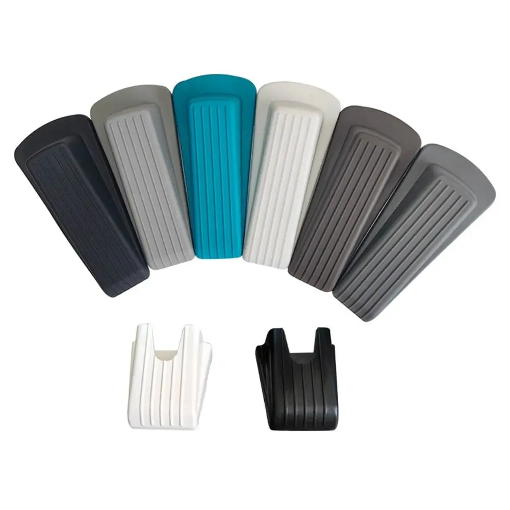 New Silicone Door Stopper Anti Collision Wall Protectors Floor Holder Strong Suction Doorstop Home