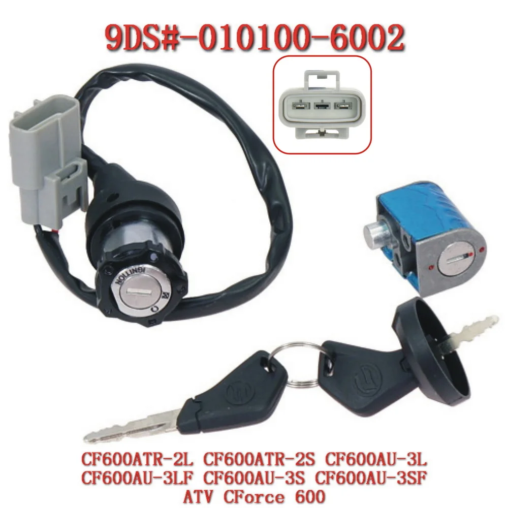 

Switch Lock Assy 9DS#-010100-6002 for cf moto CF600ATR-2L(T3b) CForce 625 Touring CF600AU-3L CF600AU-3LF