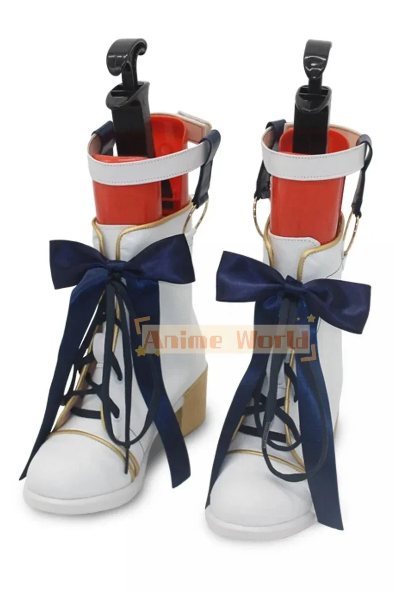 لعبة شينوبو سينغوكو أحذية كوسبلاي PU أحذية من الجلد أحذية كرنفال الهالوين مصنوعة حسب الطلب