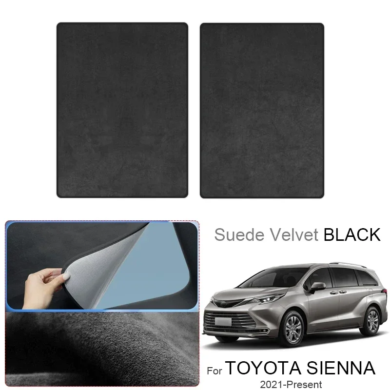 

For TOYOTA SIENNA 2021-Present Car Suede Fabric Electrostatic Adsorption Sunroof Sunshade Auto Anti-uv Heat Insulation Skylight