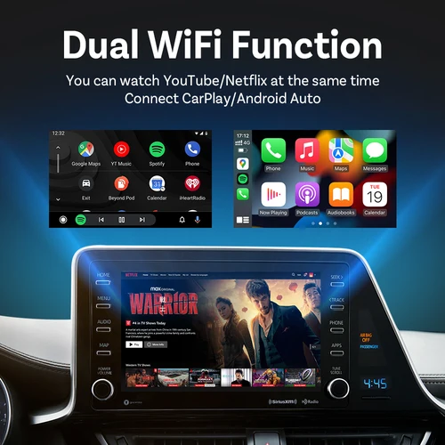 Imagen 2 del producto OTTOCAST Play2Video Pro Ai Box incorporado en YouTube Netflix IPTV Video Box adaptador inalámbrico CarPlay Android Auto para 98% de coches