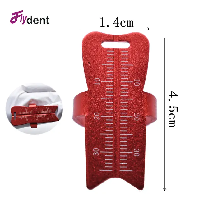 Dental Instrument Endo Ruler Ring Finger Measuring For Endo Files