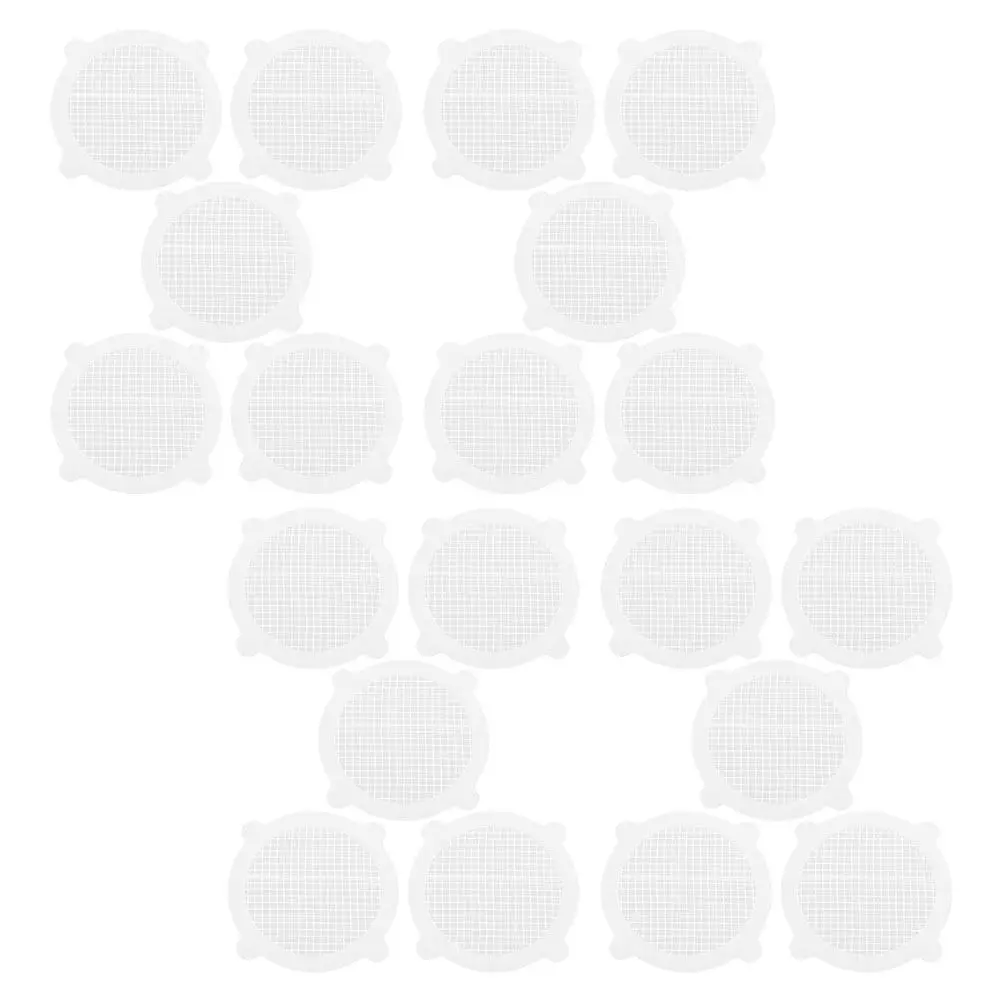 

20Pcs Disposable Drain Hair Catcher Stick-on Filter Shower Kitchen Sink Floor Drain Cover Mesh Hair Stopper Trap
