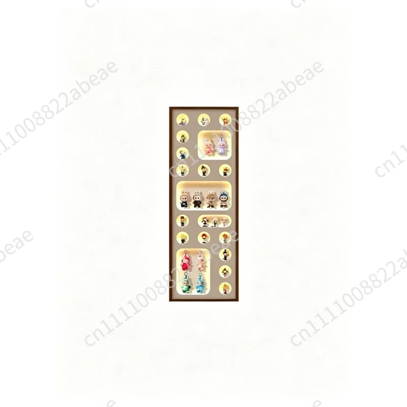 Figurine Storage Decorative Painting, Popular Living Room Wall Art, Entrance Corridor Lighting Painting, Creative Wall Hanging