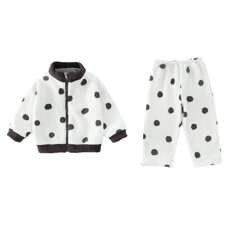 

Kawaii Girl Homewear 2-Piece Set Pajamas Thicken Autumn and Winter New Style Fashion Student Cartoon Casual Children's Clothing