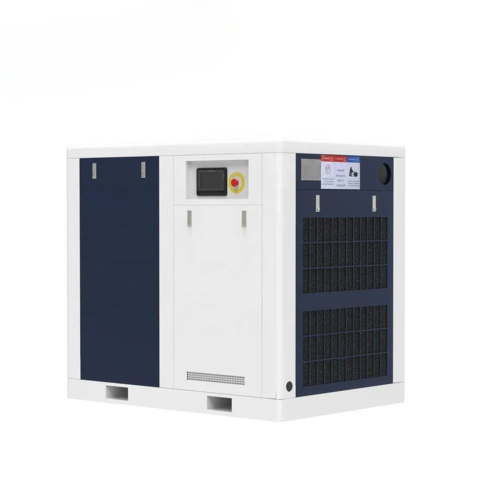 Electric silent oil free screw type 7.5kw 15kw 22kw 37kw 75kw air compressor  8bar 10bar 13bar  with CE for Industrial