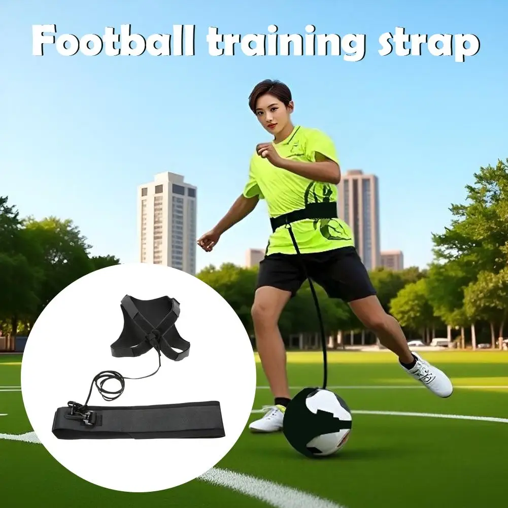 

Ремень для тренировок по футболу, регулируемый пояс и эластичный шнур для детей и подростков, пояс для начинающих, тренировочное оборудование