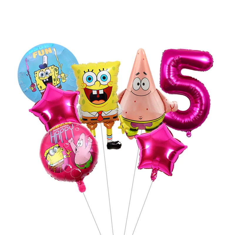 Niedlicher SpongeBob-Themen-Partykerzen-Geburtstagstorten-Topper für Kinderfeier-Dekoration – Detail 14