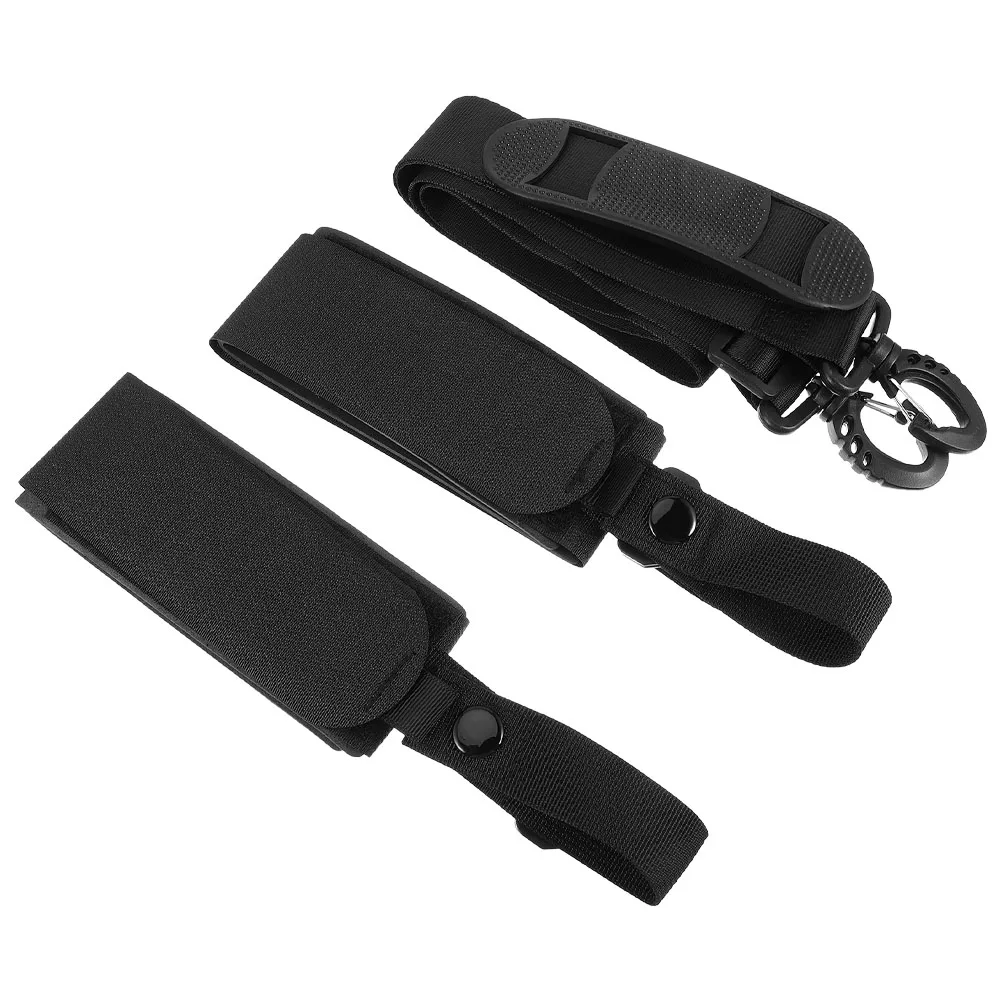 

Adjustable Strap for Carrying Skis Snowboard Black Color Outdoor Accessories Teens Adults Ski Straps Storage
