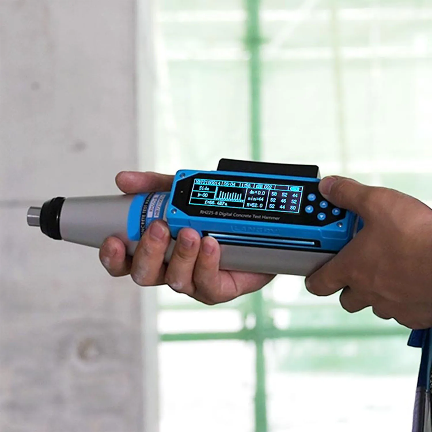 

Non-Destructive Test Digital Rebound Hammer For Concrete High Accuracy & Portable