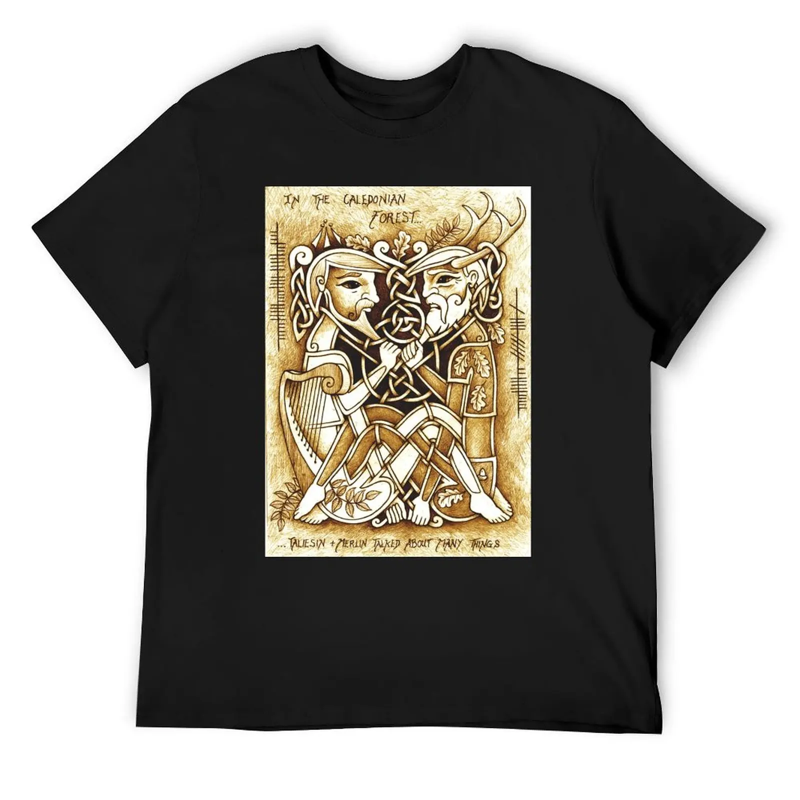 

Taliesin and Merlin T-Shirt T-shirts man anime tshirt animal prinfor boys tops mens designer clothes