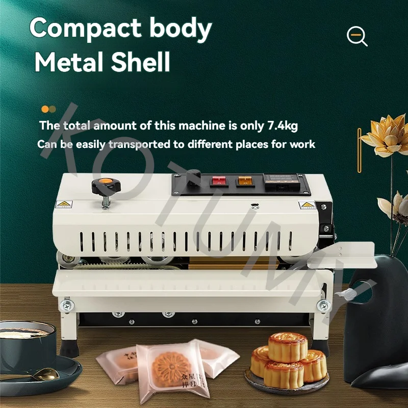 Vente chaude nouvelle petite Machine de cachetage rapide papier d'aluminium plastique PE sac Machine de cachetage facile à utiliser Machine de scellage continue