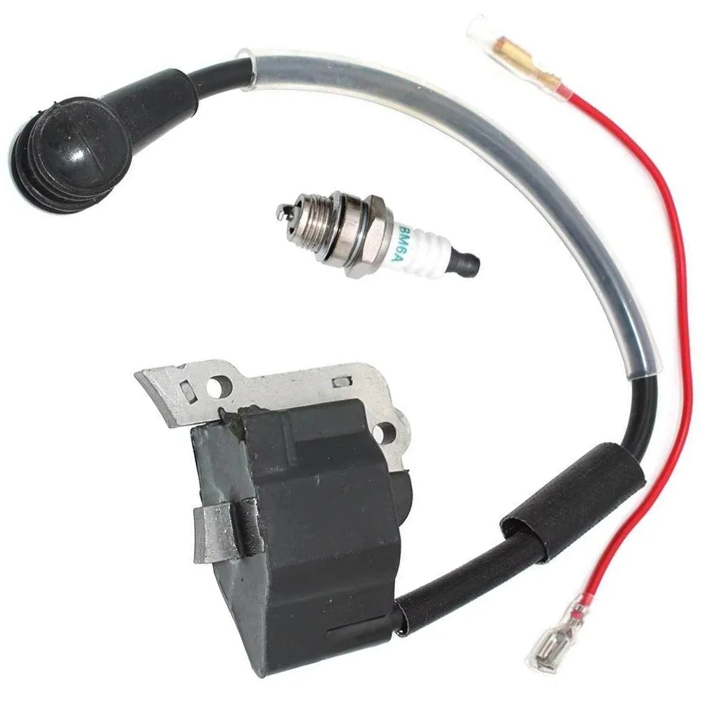 Kit de Bobina de Ignição e Vela de Ignição para Shindaiwa C230 C230PT T230XR A411000880 20077-71610 20016-71600 20016-71601 15901010130