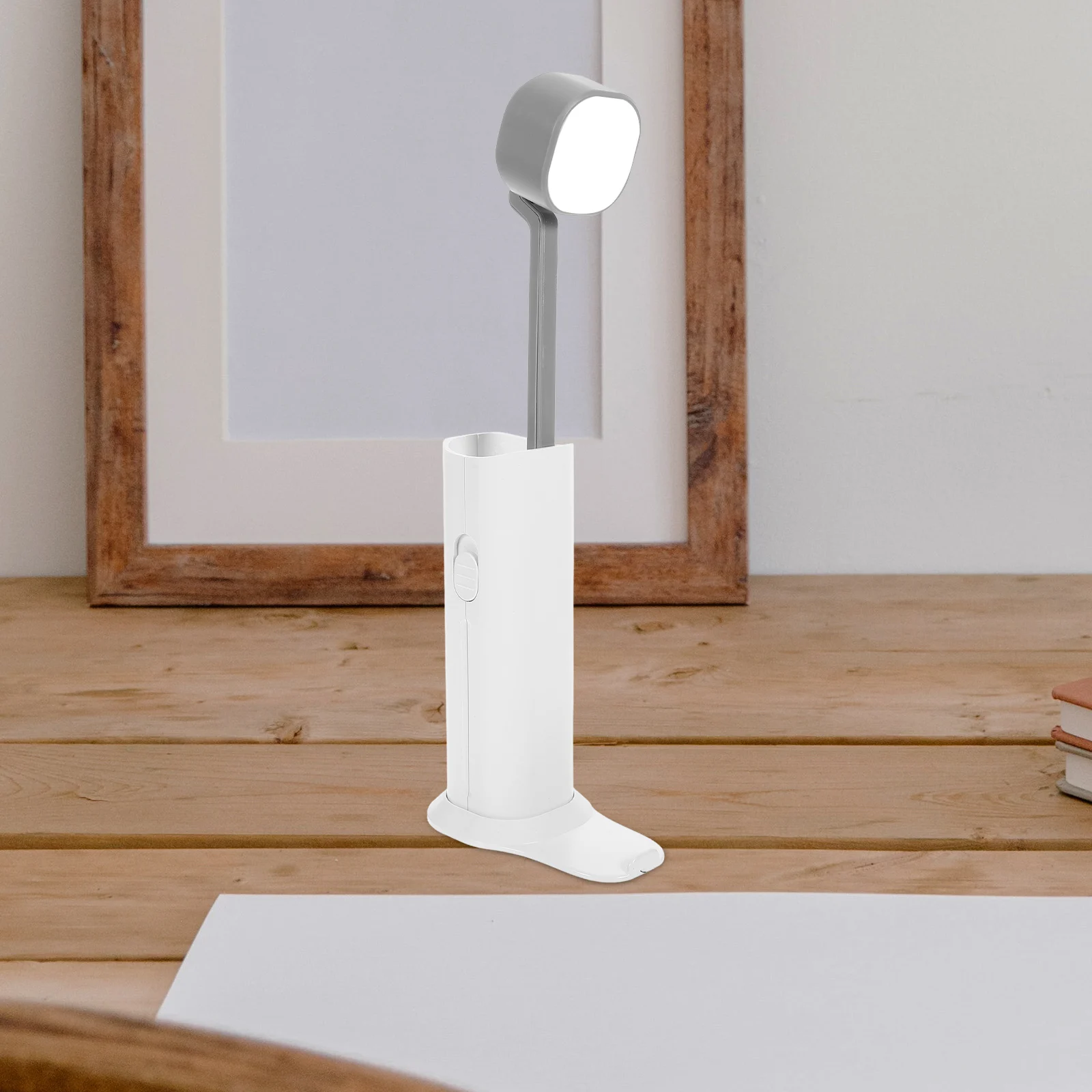 

Charging Eye Protection Desk Lamp 1200mAh LED Office USB Aesthetic Study Light with Flexible Arm for Bedroom Living Room