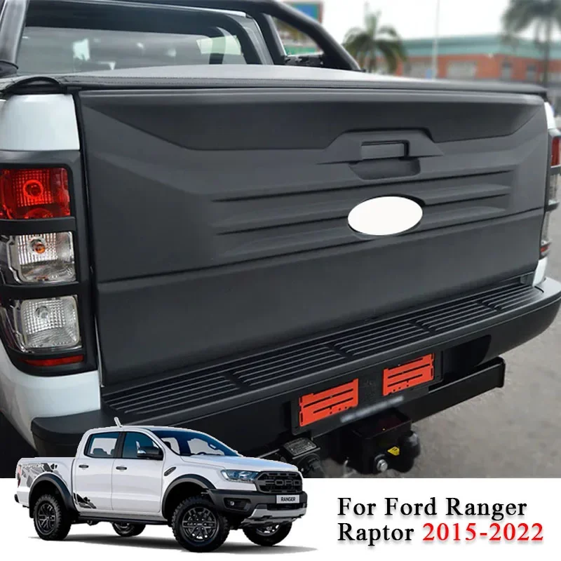 Tailgate Full Cover Tailgate Protection Body Kit for Ford Ranger Raptor 2015-2022 Raptor Style Matte Black 4X4 Car Auto Part