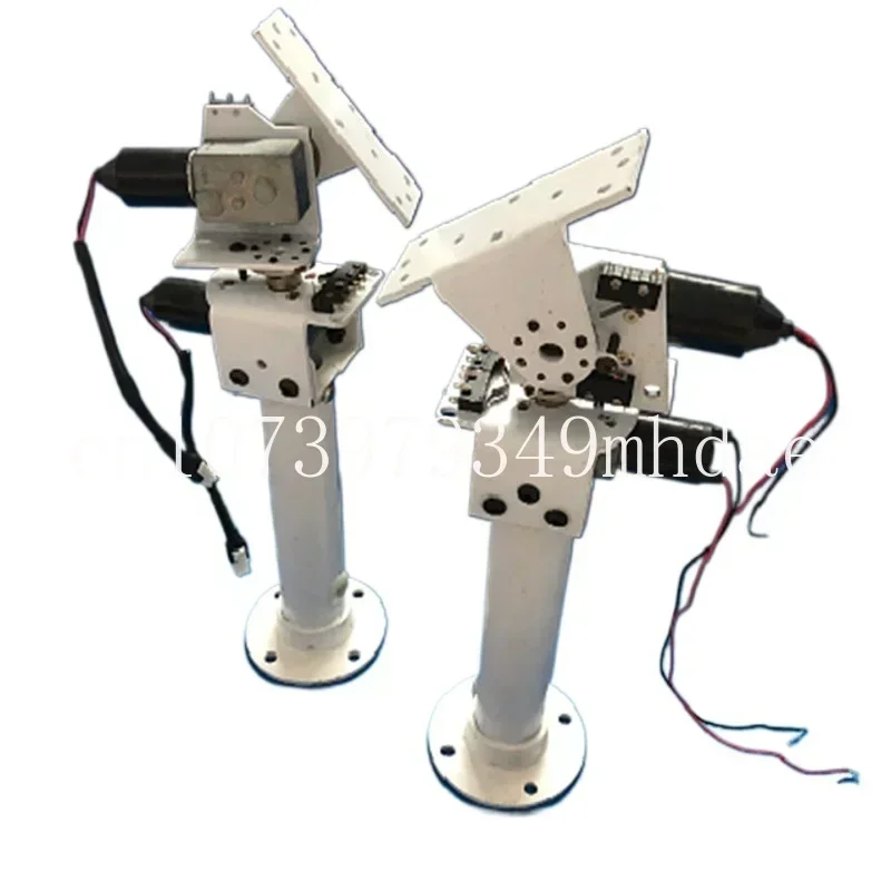 DC Dual-axis Pan-tilt Solar Tracking Monitoring Robot Heavy Load and High Torque All-metal X Axis Y Axis