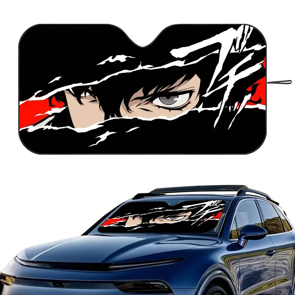 

Аниме Sparkle Eyes Автомобильный солнцезащитный козырек на лобовое стекло Складной трехслойный изоляционный солнцезащитный козырек от присоски Блоки УФ-лучей Солнце