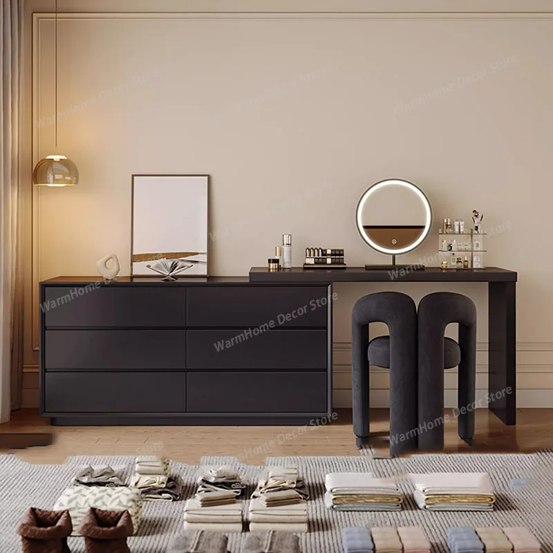 

Creative European Vanity Table Living Room Organizer Aesthetic Dressing Table Fashion Mesa De Maquillaje Postmodern Furniture