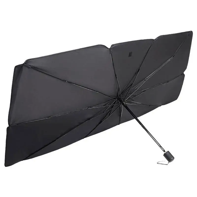 

New Summer Car Umbrella Type Car Sunshade Protector Umbrella For Auto Front 2 Model Can Choose Sun Protection Cloth Sun Visor