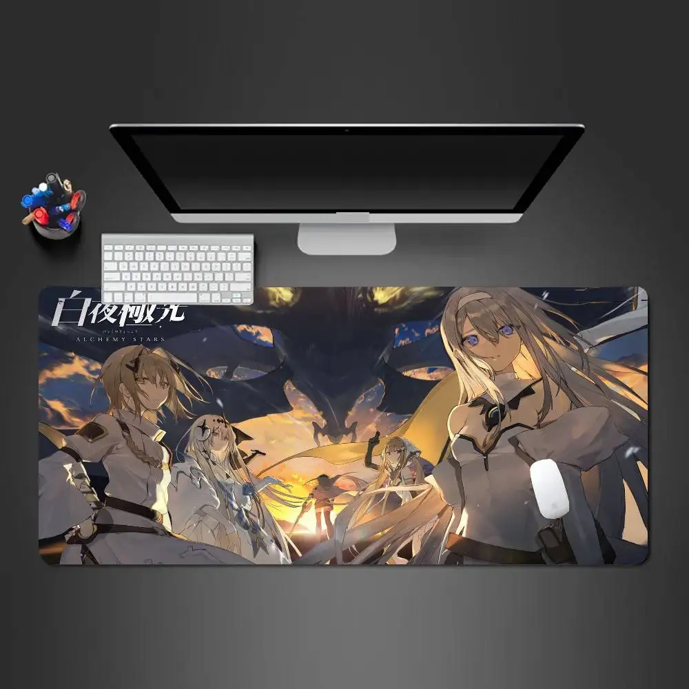 Game Anime A-Alchemy Stars Mousepad Non-slip Suitable For Office Computers Laptops E-sports Game Desk Mats XXL Keyboard