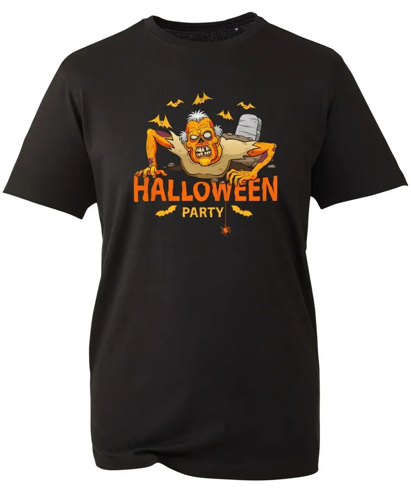 Halloween Party T-Shirt Horror Zombie Nightmare Party Ghost Spooky Pumpkin Tops  High Quality 100%Cotton Short Sleeve