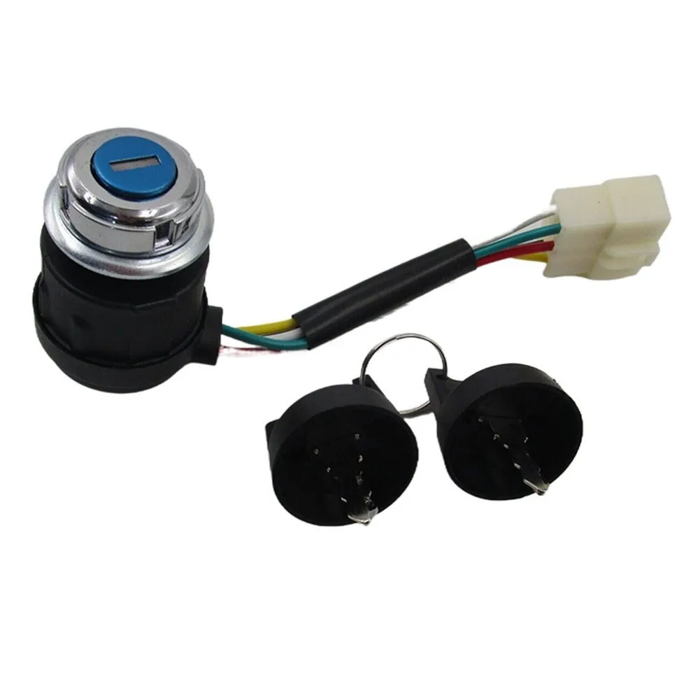 Enhanced Safety Ignition Switch Black 5 Wire Ignition Switch Robust Plastic Construction OFF ON START Positions For 186F Engine