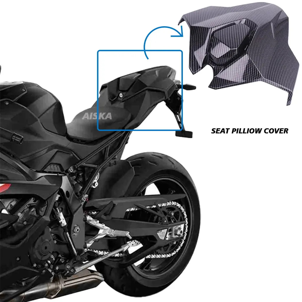 For BMW S1000RR 2021 2022 2023 2024 Real Carbon Fiber Motorcycle Accessories Tail Rear Passenger Seat Cover Under Tail Fairings