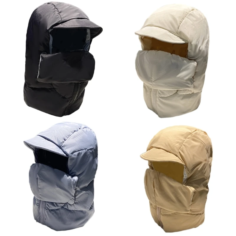 

1pack Windproof Protecting Hat Multifunctional Comfortable Hat Unisex Snow Hat K3KF