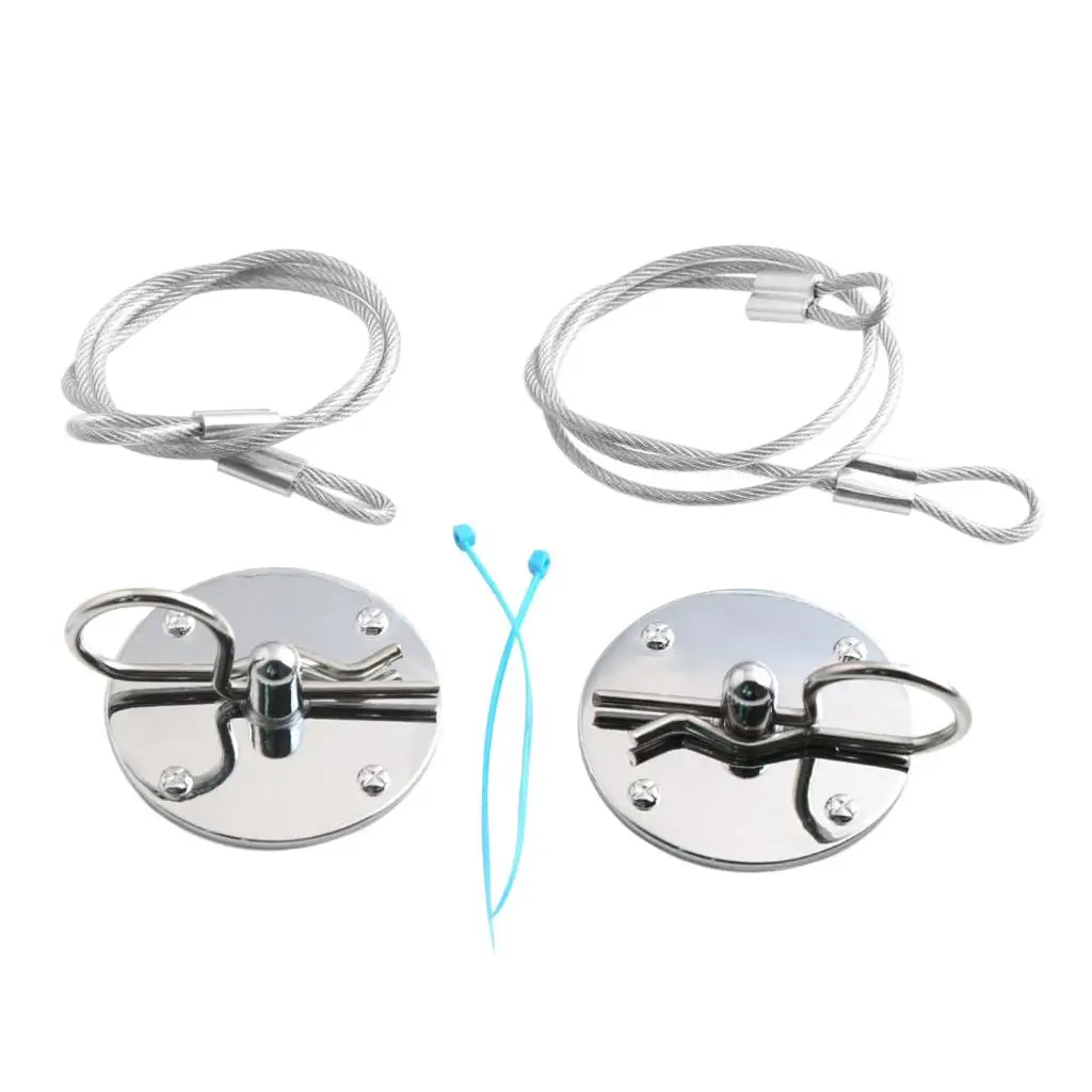 Aluminum Engine Hood Lock Kit Anti Vibration Flush Latch Pin Car Hood Accessory for Opening Hood Tuning
